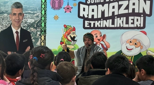 Çocuklar doyasıya eğlendi