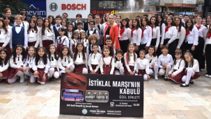 Çok sesli gençlik ve çocuk korosu "biz Atatürk gençleriyiz"