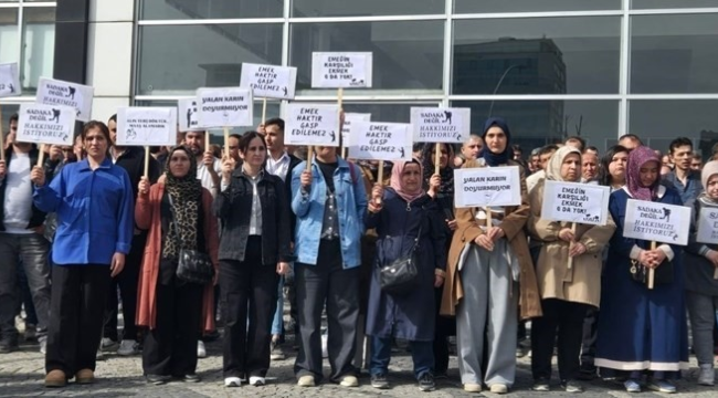 Doruk madencilik işçileri aileleriyle birlikte eylemde!