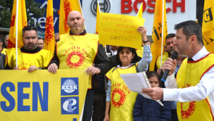 Eğitim-Sen eylemine CHP'lilerde destek verdi