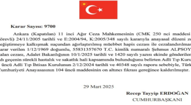 Erdoğan'ın imzasıyla Hizbullah sanıkları serbest bırakıldı