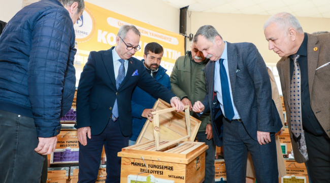 Hükümlüler üretti 300 kovan üreticilere dağıtıldı