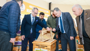 Hükümlüler üretti 300 kovan üreticilere dağıtıldı