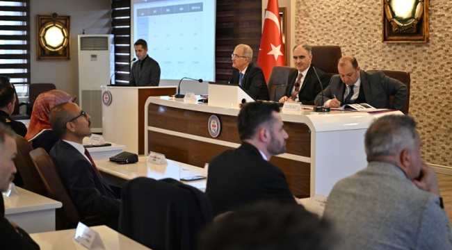 İl koordinasyon kurulu toplantısında bağımlılıkla mücadele ele alındı 