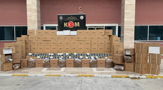 Koli koli kaçak tütün yakalandı