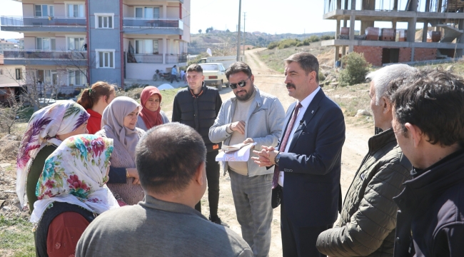 Kula'da 7 mahallede kilit parke yol yapımı başlıyor