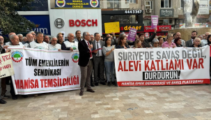  Manisa emek demokrasi ve barış platformu'nun basın toplantısı