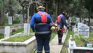 Mezalıklarda bayram temizliği
