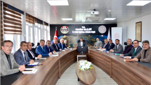 Milli eğitim müdürlüğünde değerlendirme toplantısı