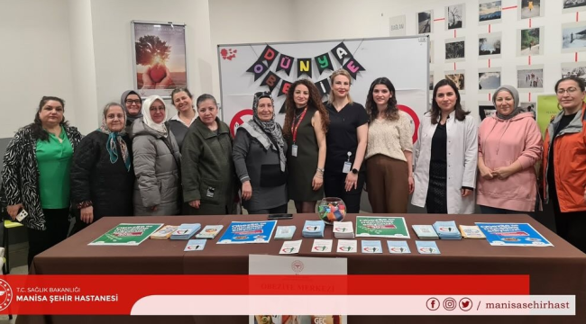 Obezite bilgilendirme stantı kuruldu