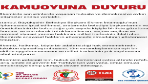 Ortak açıklama yayınlandı