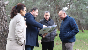 Proje alan incelemesine kaymakamda katıldı