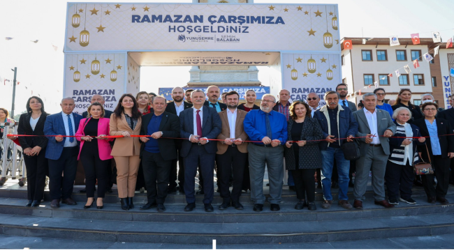 Ramazan çarşısı açıldı