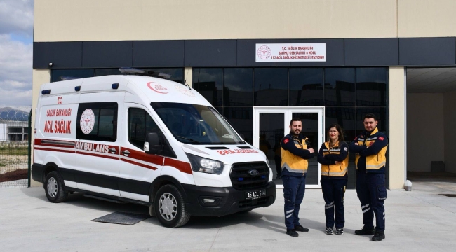 Salihli OSB 112 acil sağlık hizmetleri istasyonu hizmete açıldı