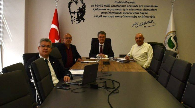 Salihli OSB yönetimi mart ayı ilk toplantısını yaptı