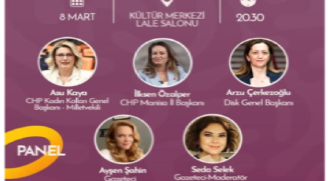 Sanatta,siyasette,işte,hayatta: kadınların yolculuğu paneli