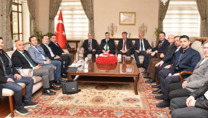 Sanayi siteleri temsilcileri vali Özkan'ı ziyaret etti