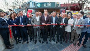 Sarıgöl halk ekmek büfesi açılışına 7 belediye başkanı katıldı