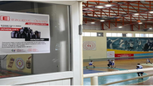 Sporcu sağlığını anlatan afişler spor salonlarına asıldı 