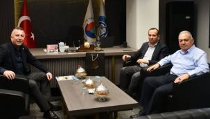 TARİŞ üzüm birliği'nden TUTSO'ya ziyaret