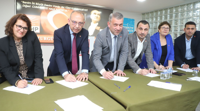 Turgutlu'da imzalar atıldı