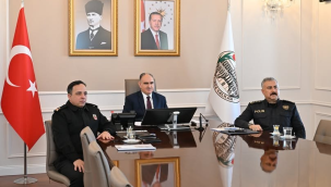 Vali Özkan şubat ayı güvenlik raporunu açıkladı