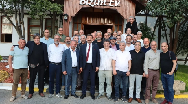 45 yıl sonra gerçekleşen vefa buluşmasına başkan Nurlu'da eşlık etti