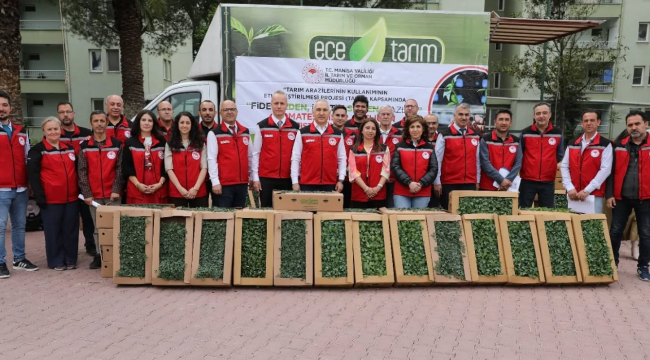 Üreticilere 6 ilçede 1 milyon domates,biber ve patlıcan fide teslimine başlandı