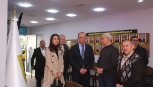 Başkan Akın şehit aileleri ve gaziler derneği yönetimini ziyaret etti