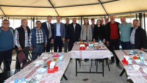 Başkan Durbay kiraz üreticileri ve tüccarlarla buluştu