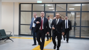 Başkan Dutlulu,kaymakan Canı'ı ziyaret etti,yeni binayı gezdi