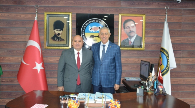 Başkanlar esnaf sorunlarını konuştu