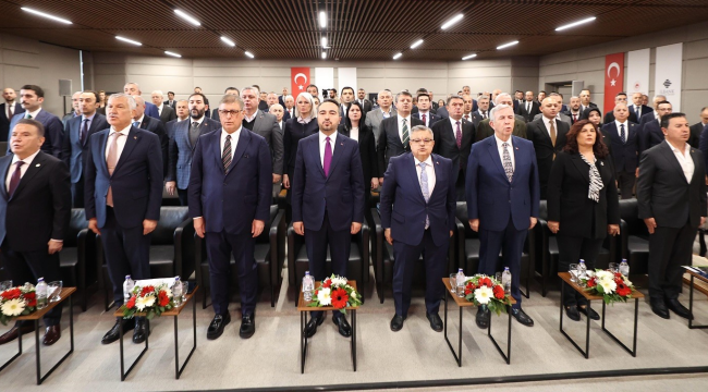 Başkanlar İller bankası olağan genel kurul toplantısına katıldı