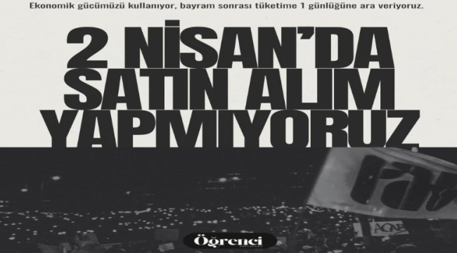 Boykot çağrısına üniversitelerde katıldı