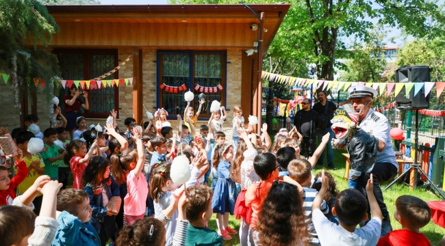 Çocuklar 23 nisan coşkusunu doyasıya yaşadı