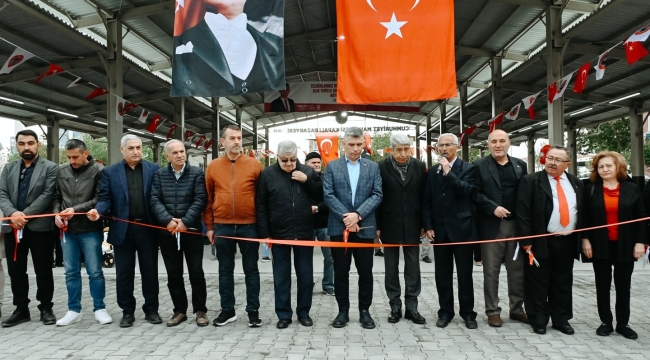 Cumhuriyet mahallesi kapalı pazaryeri,açıldı
