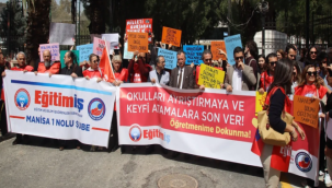Eğitim İş'ten tepki eylemi