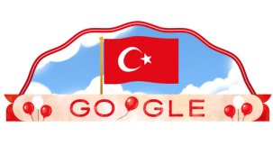 Google 23 nisan ulusal egemenlik çocuk bayramını yayınladığı Doodle'ı kutladı