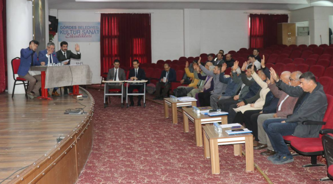 Gördes belediyesi komisyon üyeleri belirlendi