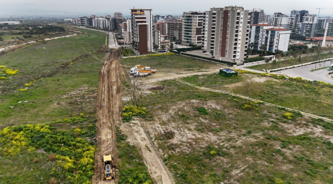 Güzelyurt'a yol açma çalışmaları