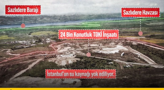 İBB'den kanal İstanbul'a yıkım kararı: İSKİ süre verdi gözaltılar peşinden geldi