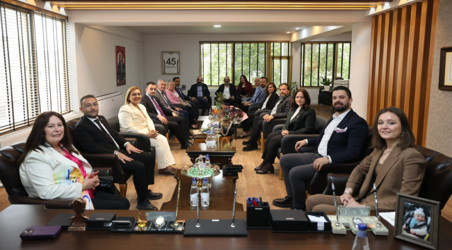 İyi parti heyeti başkan Durbay'ı ziyaret etti