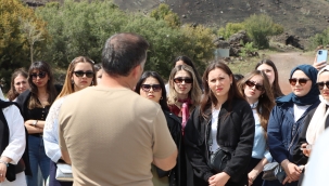 Jeopark haftasonu ziyaretçi akınına uğradı