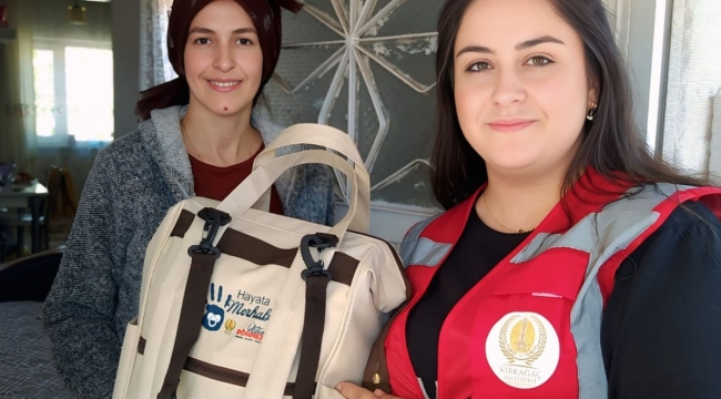 Kırkağaç'da hayata merhaba bebek yardımları hız kesmeden devam ediyor!