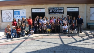 Kula Jeoparkı'nda36 öğretmen jeoloji ve biyoloji eğitimi aldı