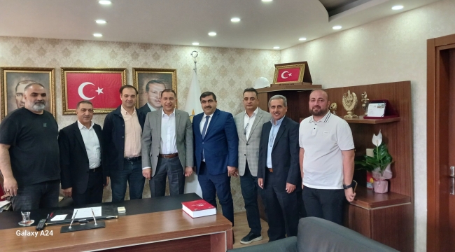 Magid yönetimi başkan Turgut'u ziyaret etti.