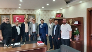 Magid yönetimi başkan Turgut'u ziyaret etti.