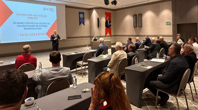 Müdür Öztürk sulama ve sulamada enerjinin önemi sepozyumuna katıldı