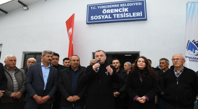 Örencik sosyal tesisleri'ni hizmete açan başkan Balaban'ayrım yapmadan hizmet'