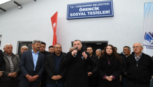 Örencik sosyal tesisleri'ni hizmete açan başkan Balaban'ayrım yapmadan hizmet'